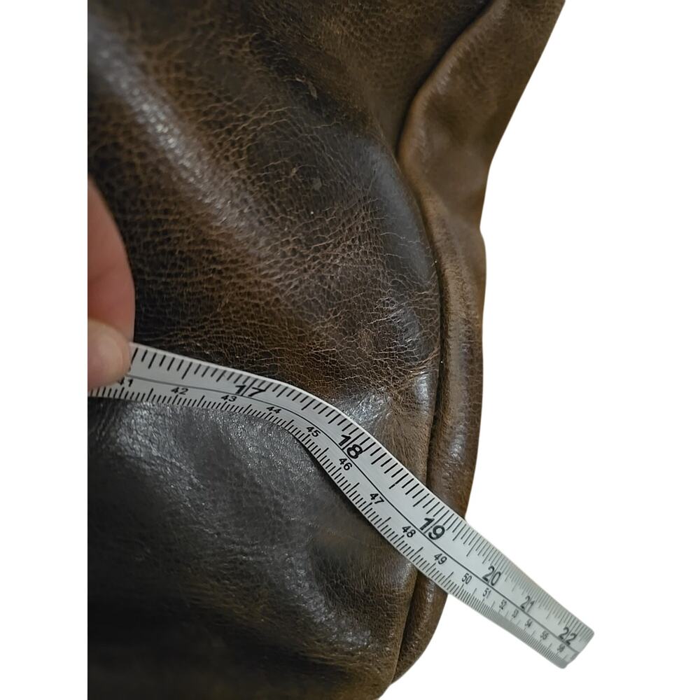 Patricia Nash Benvenuto Brown Leather Distressed Womens Tote Shoulder Bag Purse - Picture 9 of 14